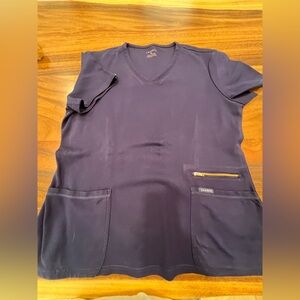 Jaanuu Navy Blue Women's Top